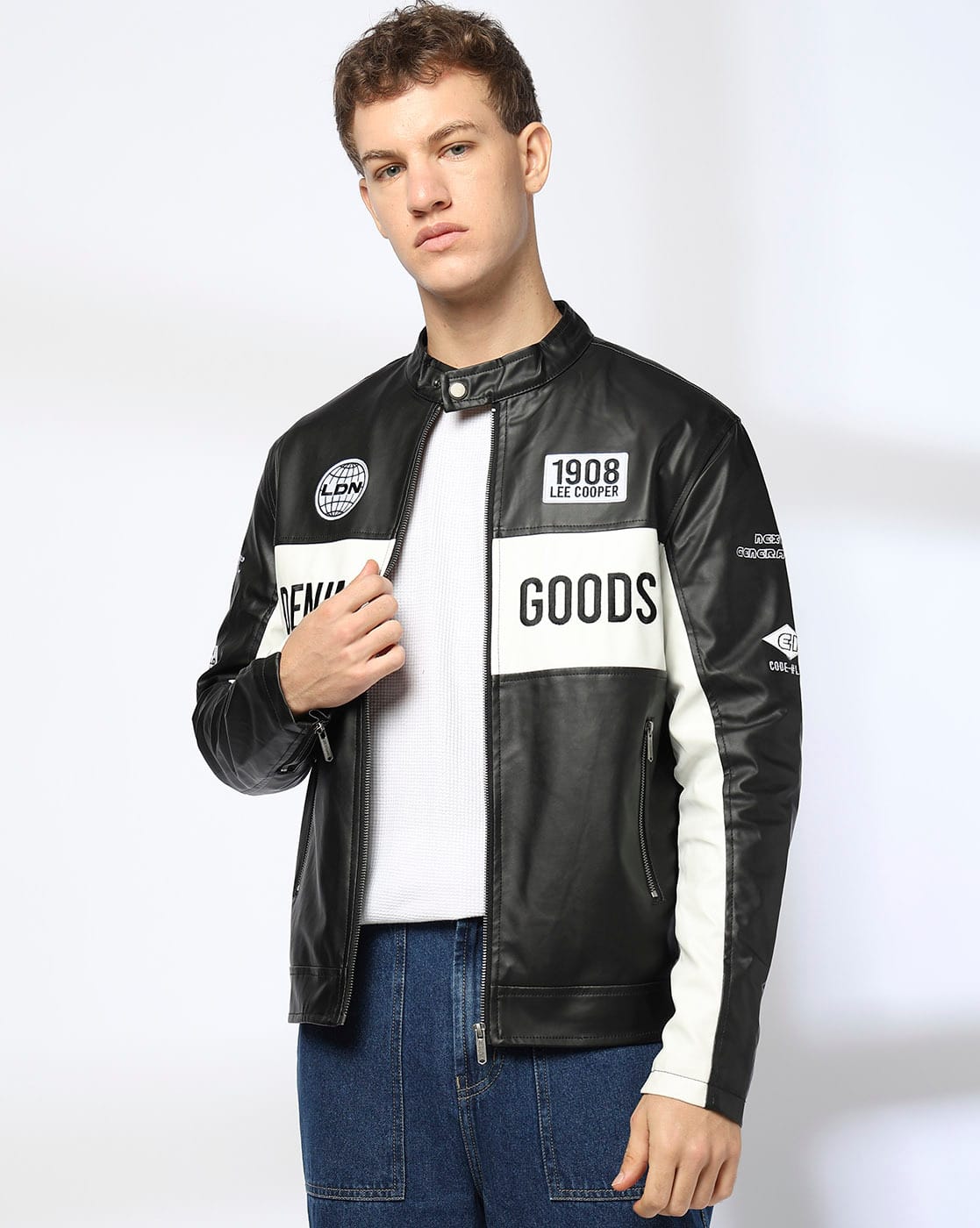 Buy Black Jackets & Coats for Men by LEE COOPER Online | Ajio.com