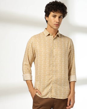 netplay for trends select Men Striped Slim Fit Shirt-picture-14