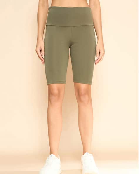 Buy Olive Red Shorts for Women by COLOR CAPITAL Online