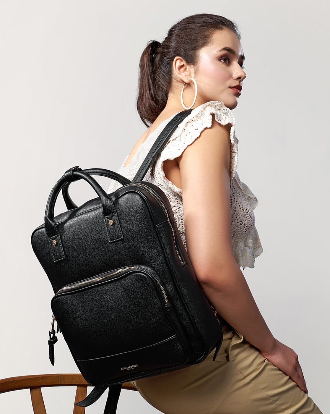 Buy Black Backpacks for Women by Accessorize London Online | Ajio.com