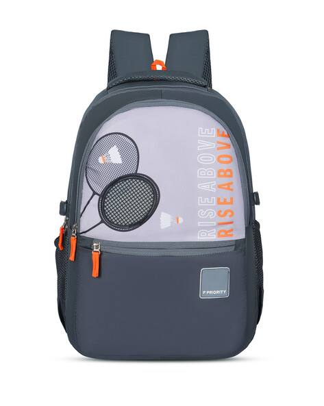 Priority Unisex Racket Printed Casual College Backpack - 42L