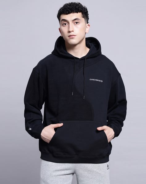 Buy Black Sweatshirt Hoodies for Men by CONVERSE Online