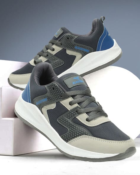 Men Low-Top Lace-Up Running Shoes