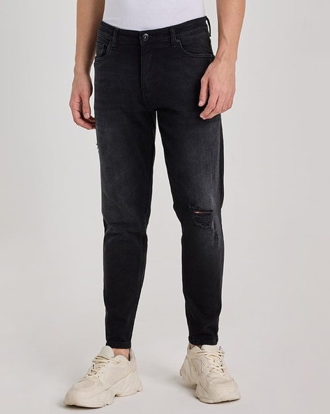 Men Mid-Rise Tapered Fit Jeans