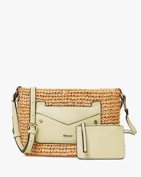 Women Crochet Sling Bag with Adjustable Strap