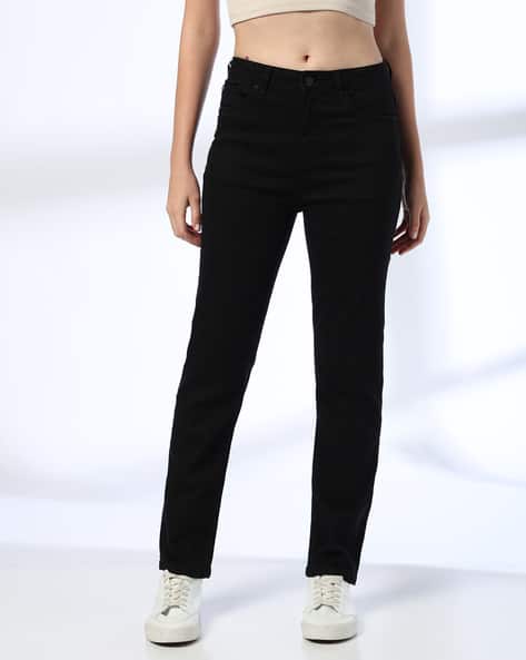 Women High-Rise Straight Fit Jeans