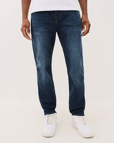Men Slim Fit Mid-Rise Jeans