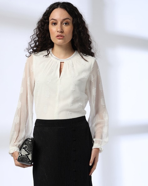 Women Patterend Relaxed Fit Top