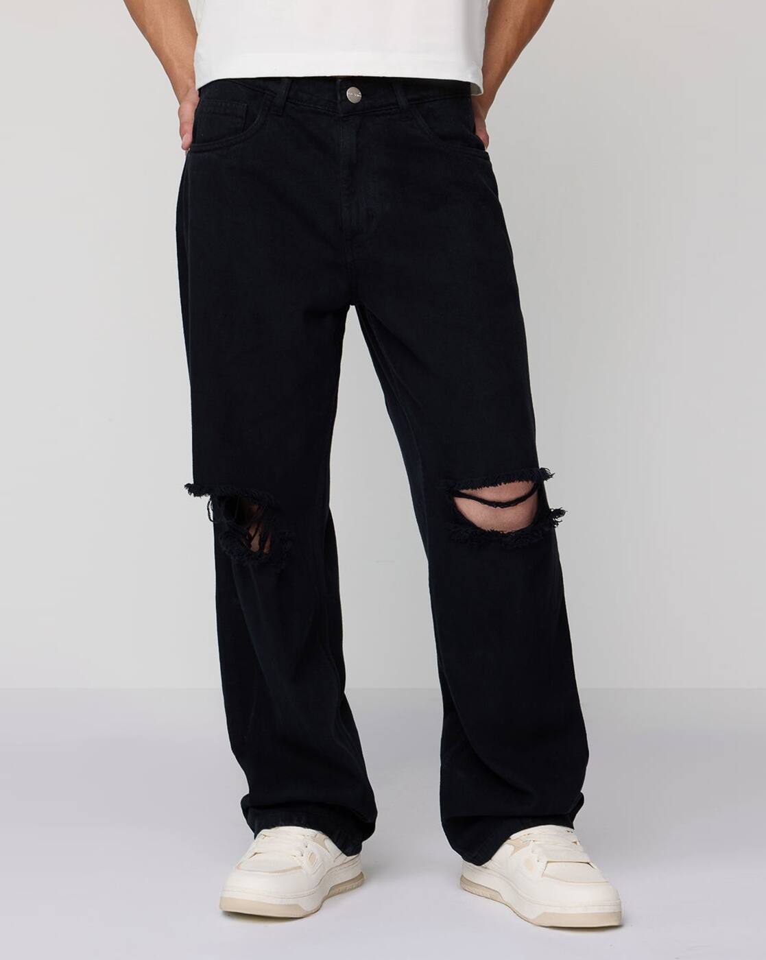 Buy Black Jeans for Men by Freakins Online