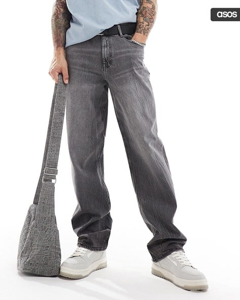 Buy Washed Grey Jeans for Men by ASOS DESIGN Online