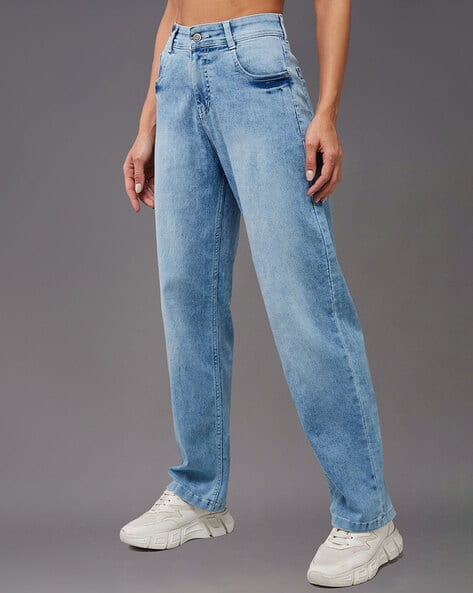 Buy Baby Blue Jeans Jeggings for Women by MISS CHASE Online