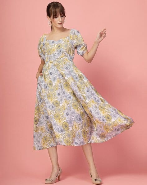 Floral Dress Woman