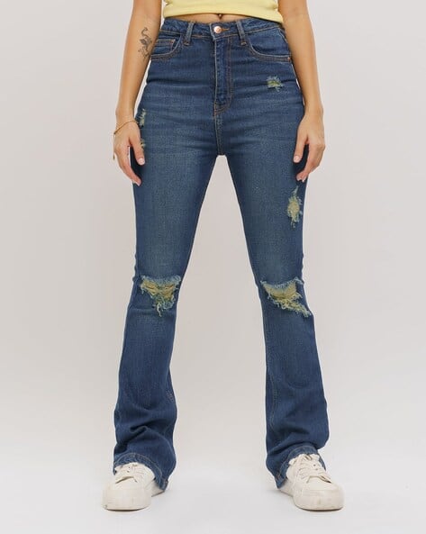 Buy Blue Jeans Jeggings for Women by Freakins Online