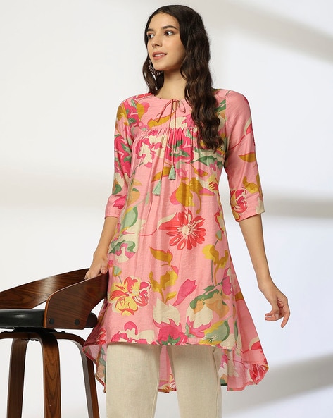 Pink Kurtas for Women by AVAASA MIX N' MATCH Online | Ajio.com
