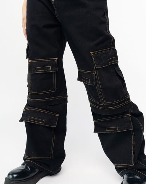 Freakins Plus Size Ripped Bootcut Jeans Freakins Two Tone Jeans