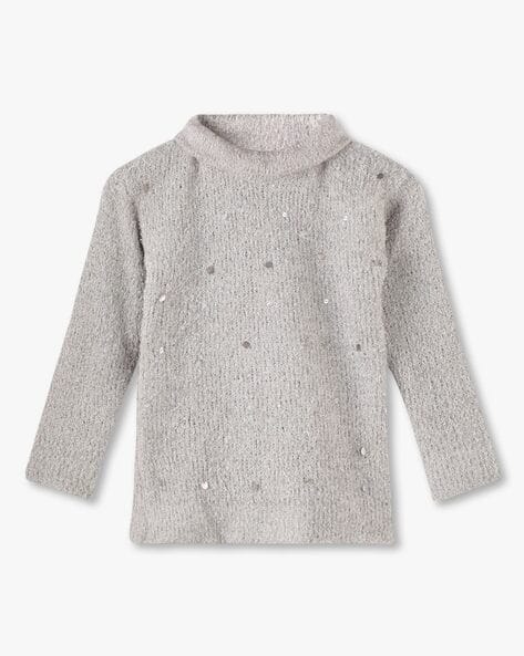 Girls Sequinned Sweater