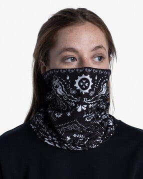 buff Unisex Printed Tubular Bandana-picture-0