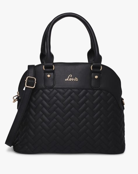 Women Quilted Satchel with Detachable Strap