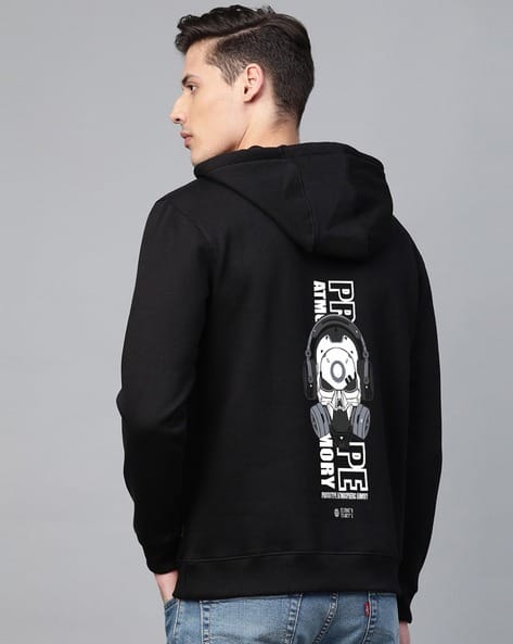 Men Graphic Print Hoodie