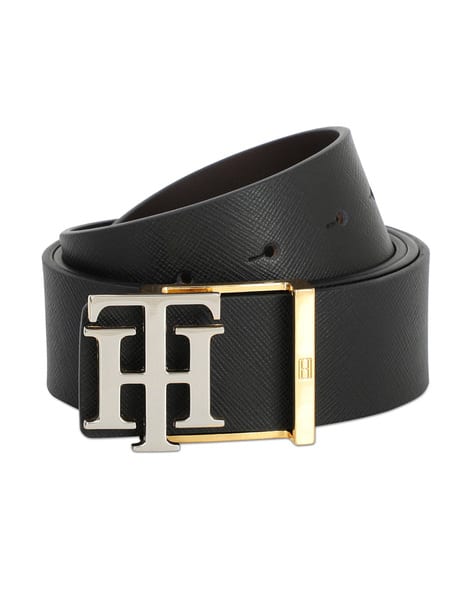 TOMMY HILFIGER Men Reversible Belt with Lock-Buckle Closure