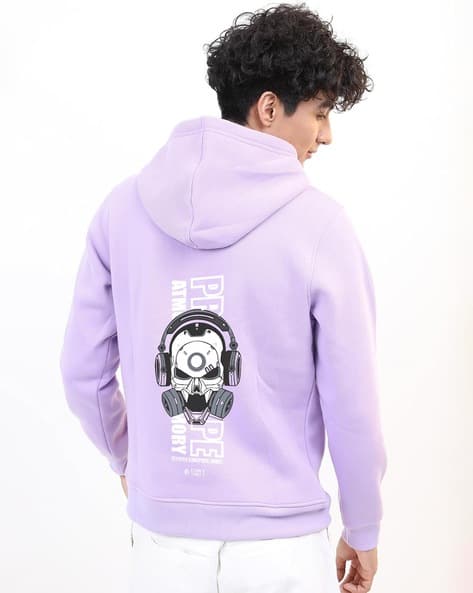 Men H&m Lilac Hoodie Men Men H&m Lila Sweatshirt H&m