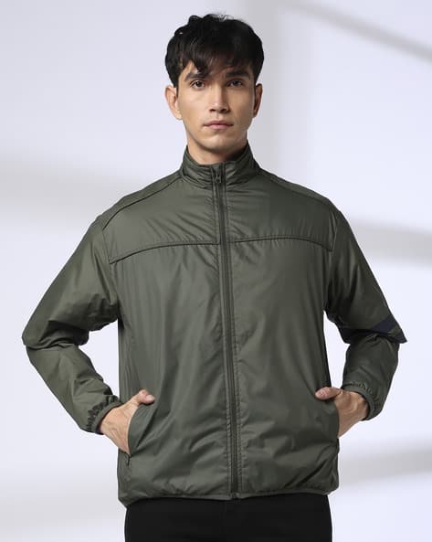 ⭐️SALE green clothing heavy jacket M Buy Olive Green Jackets & Coats for Men by DNMX FOR TRENDS SELECT