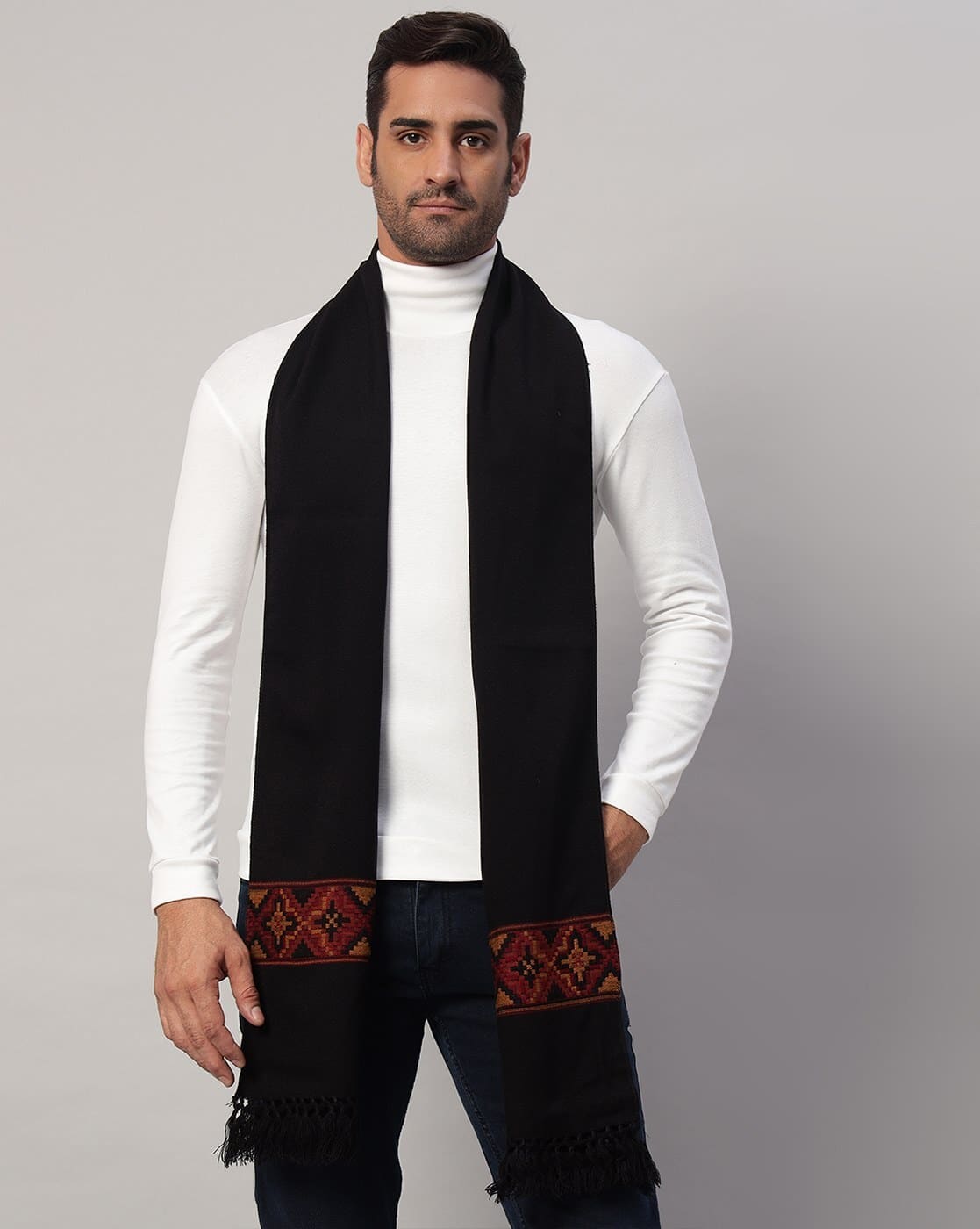 Buy Handicraft-palace Man Regular Fit Scarf Online | Ajio.com