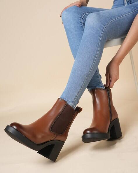 Steppings Women Slip-On Ankle-Length Boots