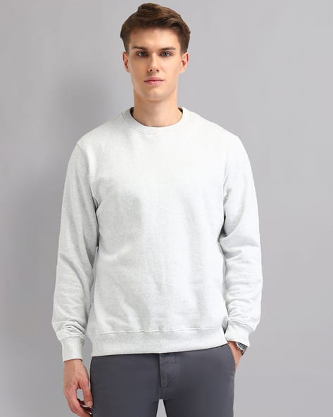 Buy Grey Sweatshirt Hoodies for Men by Ad By Arvind Online