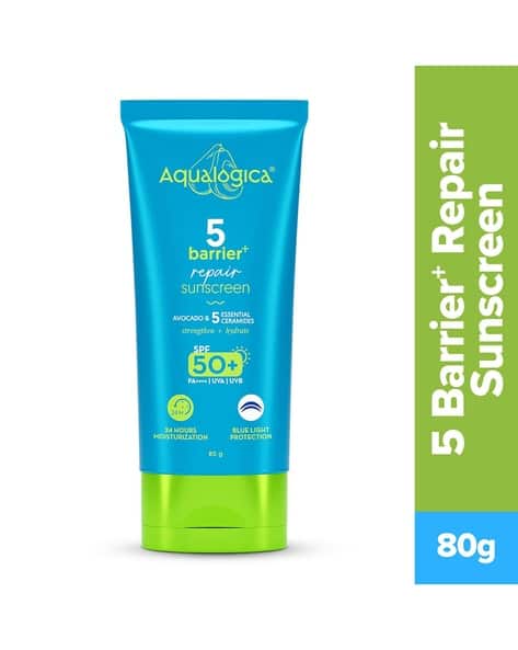 Aqualogica 5 Barrier + Repair Sunscreen with Avocado and 5 Essential Ceramides