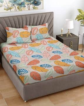Cotton Blend King Size Double Bedsheet-image-19