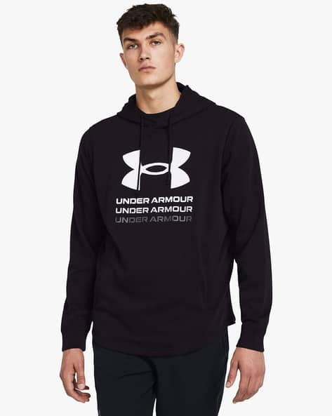Buy Black Sweatshirt Hoodies for Men by Under Armour Online