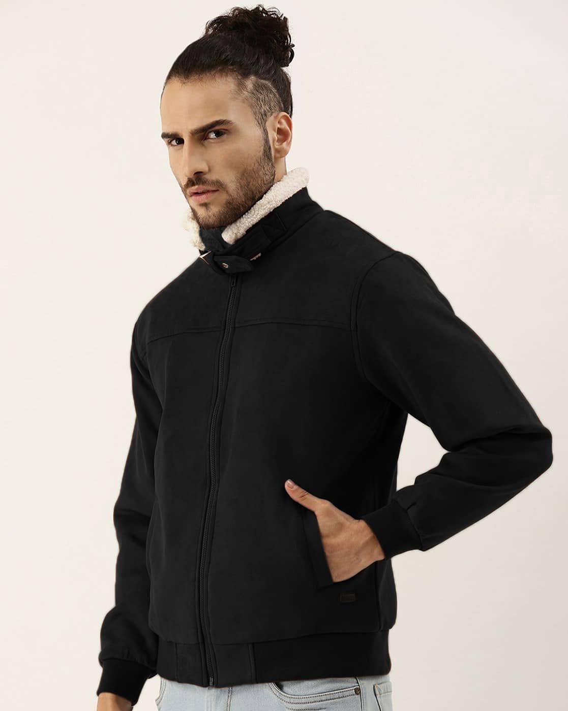 Buy Black Jackets & Coats for Men by Campus Sutra Online | Ajio.com