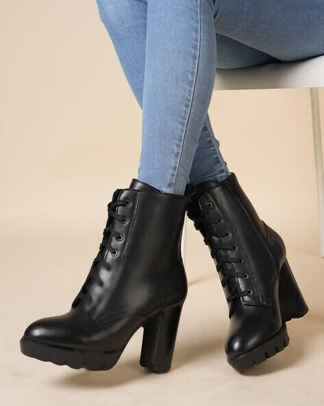 Buy Black Boots for Women by Steppings Online