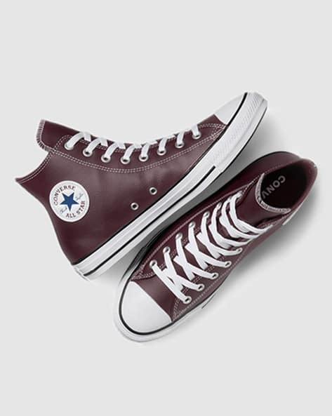 Unisex Chuck Taylor All Star Faux Leather High Top Sneakers