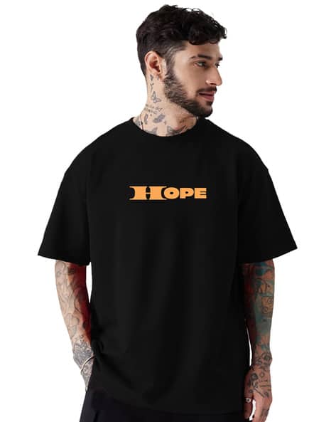 Men Graphic Oversized Fit T-shirt