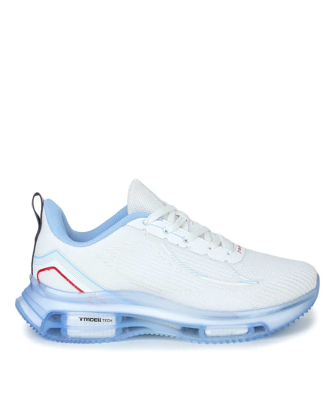 Men Knitted Lace-Up Sports Shoes with Round Toes