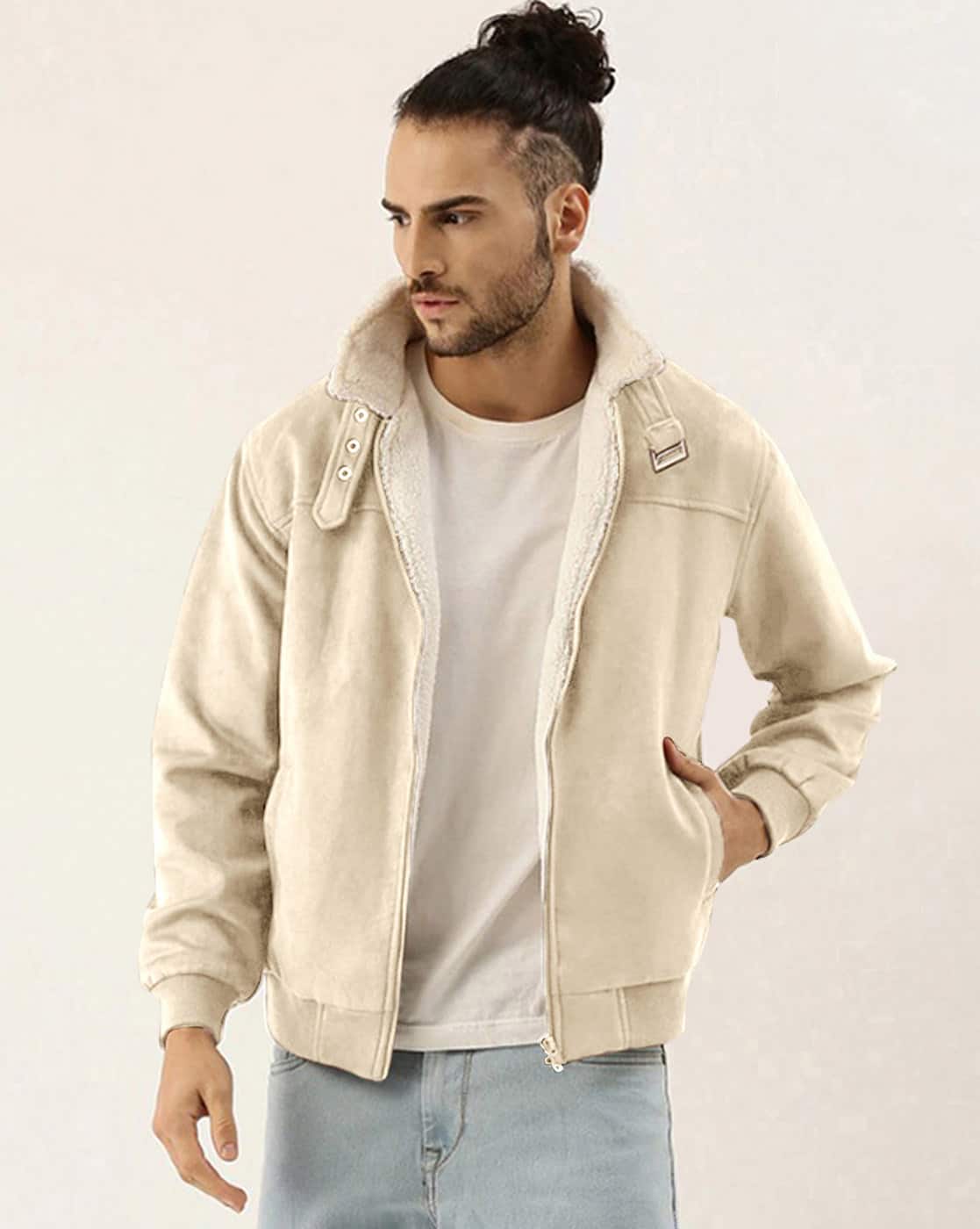 Buy Beige Jackets & Coats for Men by Campus Sutra Online | Ajio.com