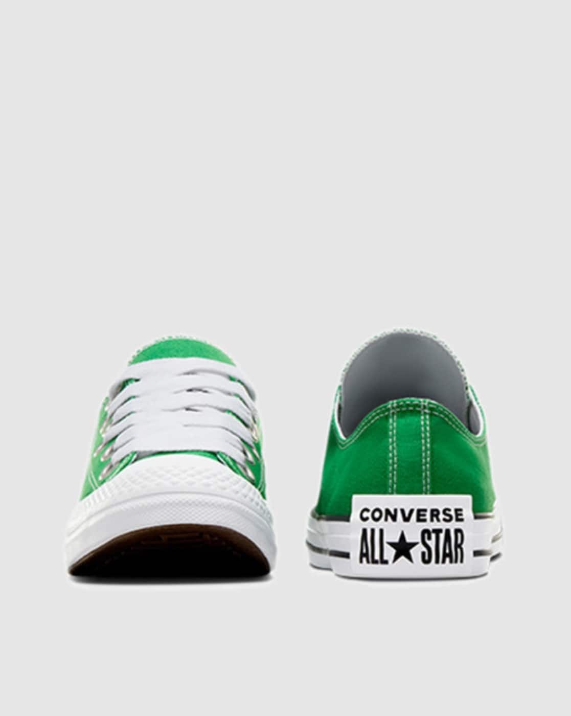 Chuck Taylors Green And White Converse Buy Green Sneakers For