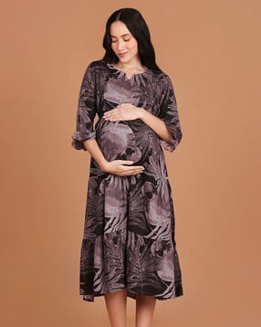 nightspree Women Leaf A-line Dress-picture-4