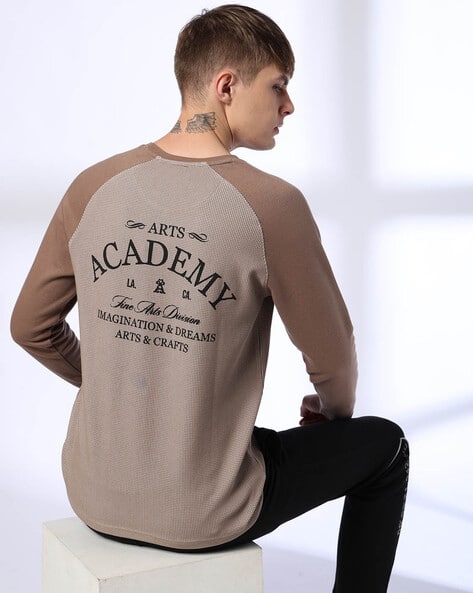 Buy Tan Brown Tshirts for Men by Teamspirit Online | Ajio.com 