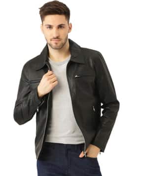 leather retail Men Bikers Jacket-picture-36