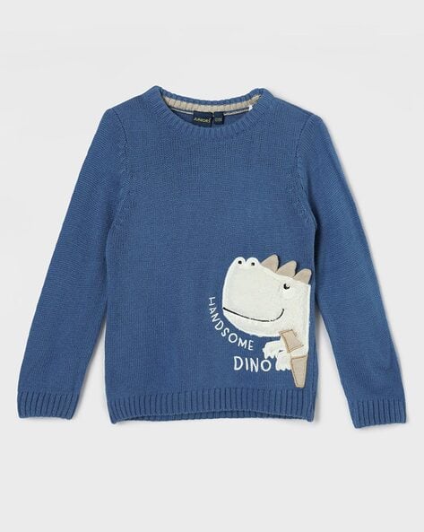 Buy Blue Sweaters Cardigans for Boys by Juniors by Lifestyle