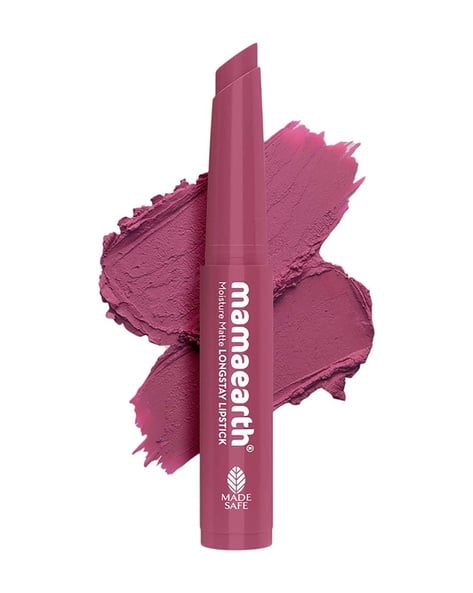 MAMAEARTH Moisture Matte Longstay Lipstick - 07 Raspberry Scarlet