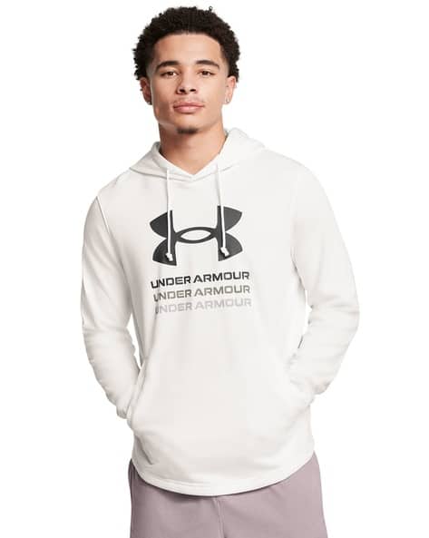 Buy White Sweatshirt Hoodies for Men by Under Armour Online