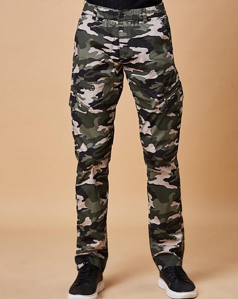 Beevee Men Relaxed Fit Cargo Pants