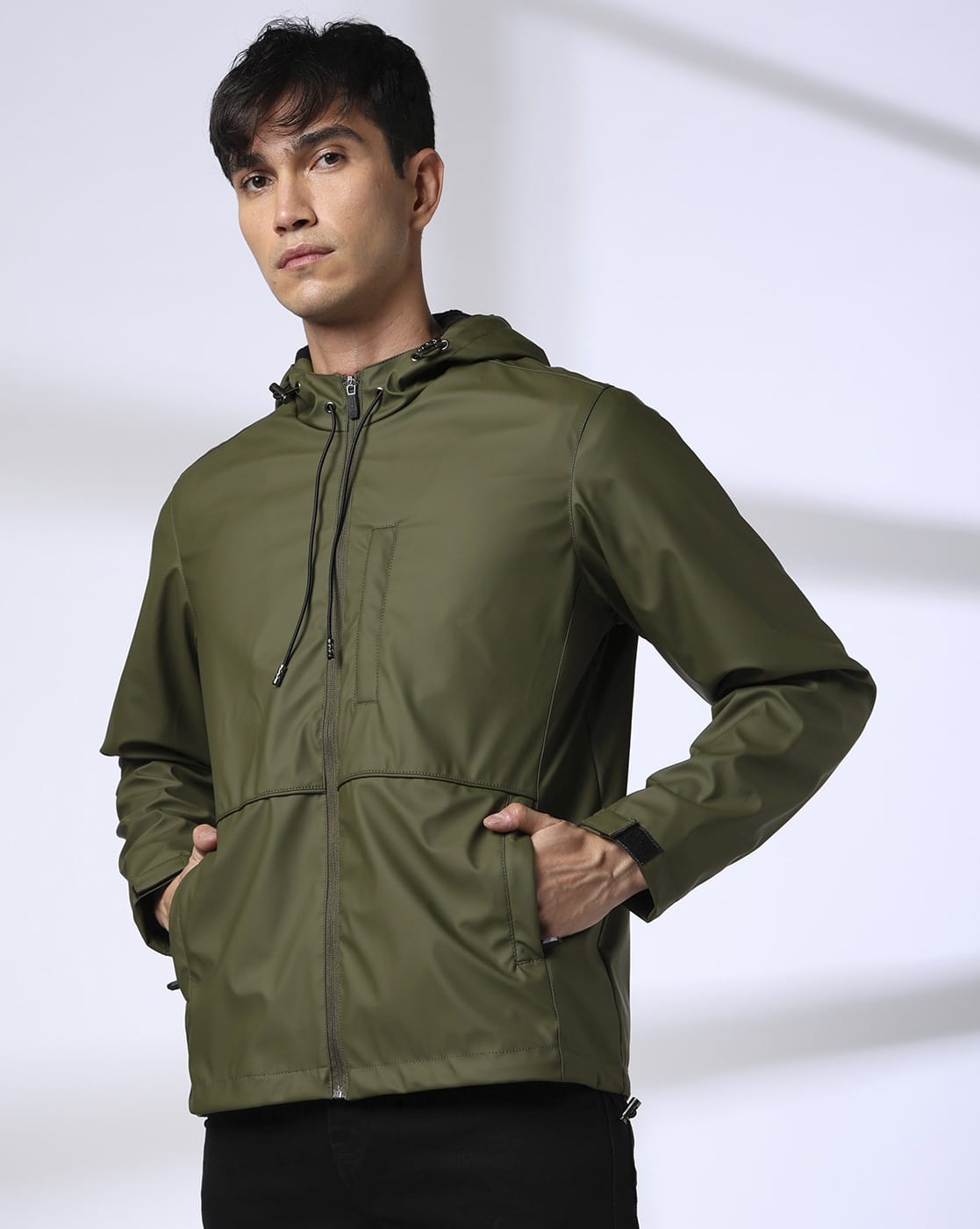 ジャケット・アウター ENOF cotton work jacket 01 Olive cotton work