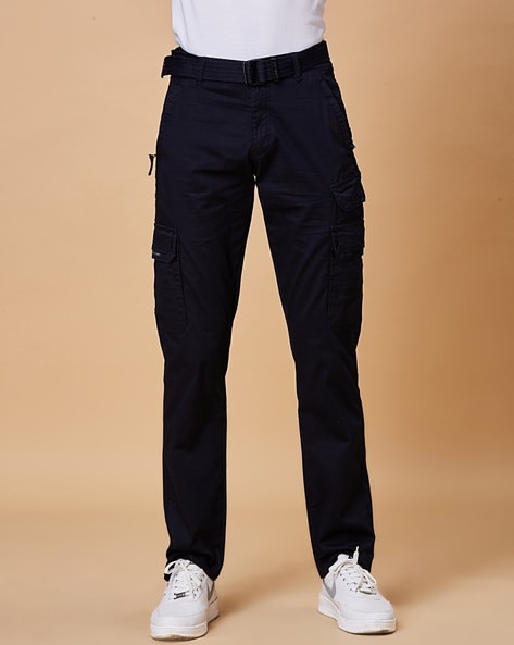 Beevee Men Relaxed Fit Cargo Pants