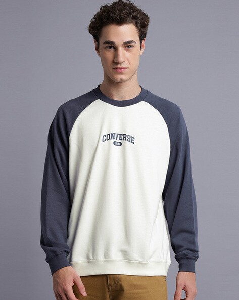 Buy Beige Sweatshirt Hoodies for Men by CONVERSE Online Ajio