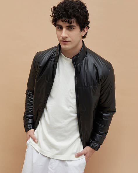 Buy Black Jackets Coats for Men by BOSSINI Online - Main Image